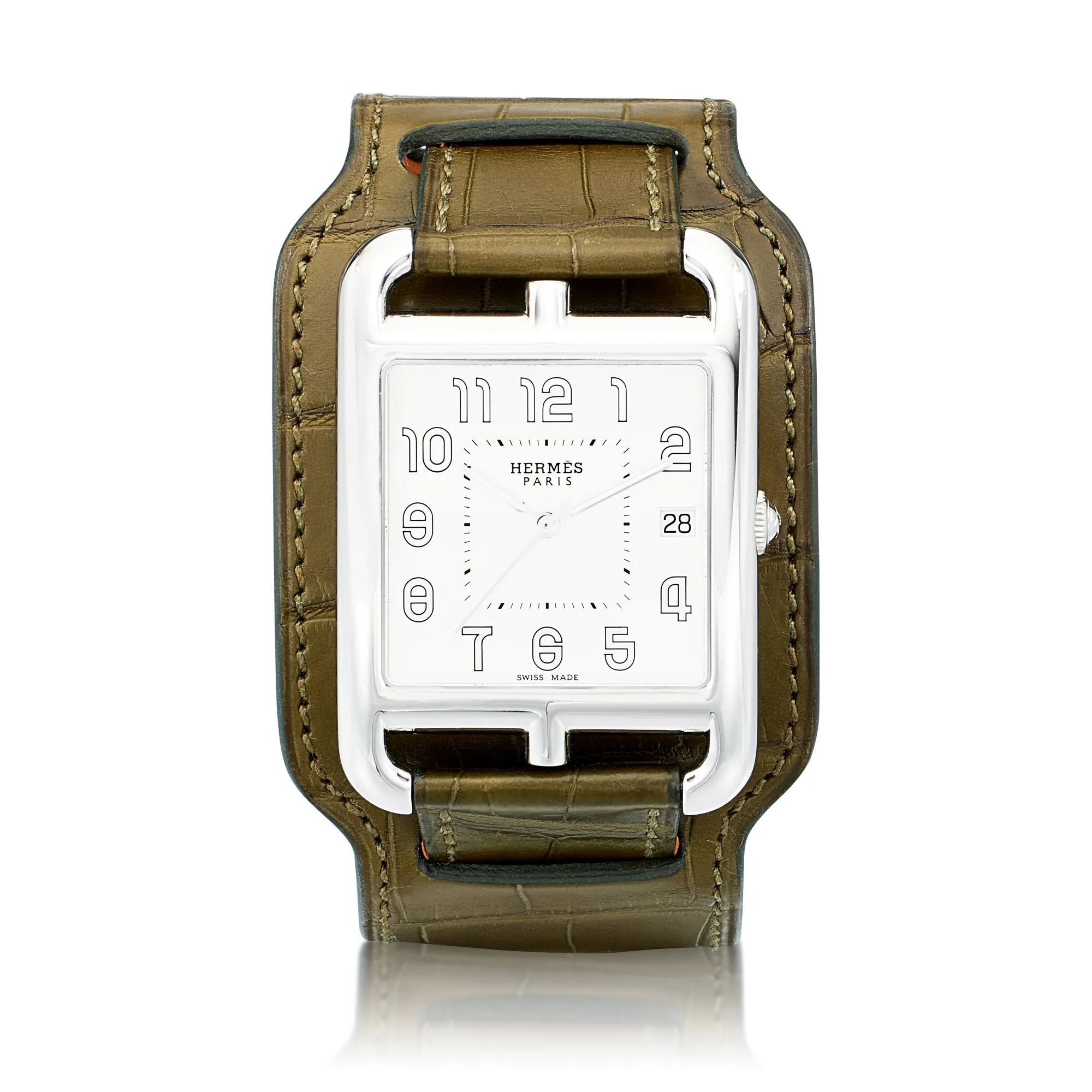 Hermès Cape Cod Reference CC1.810, a stainless steel quartz wristwatch, circa 2021