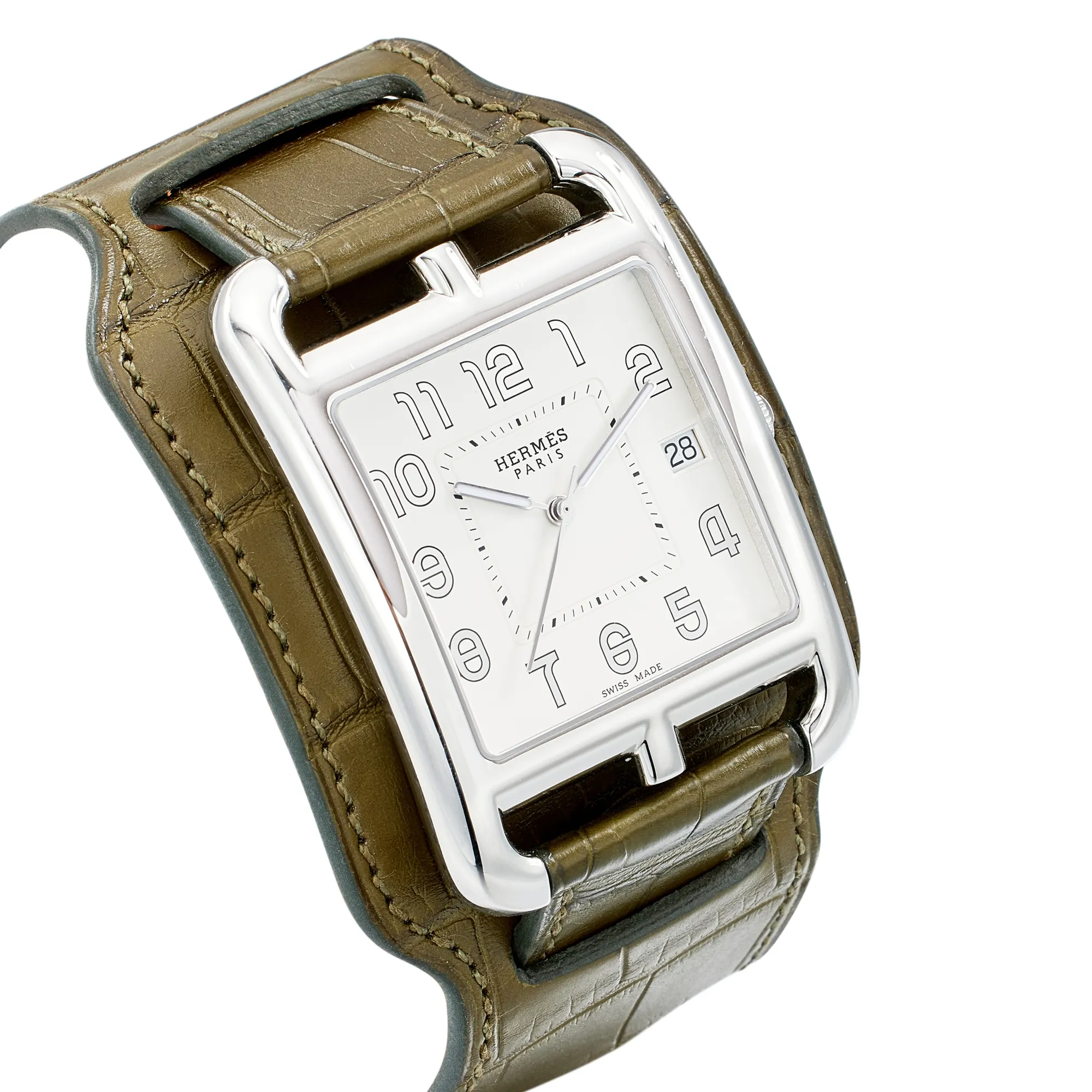 Hermès Cape Cod Reference CC1.810, a stainless steel quartz wristwatch, circa 2021