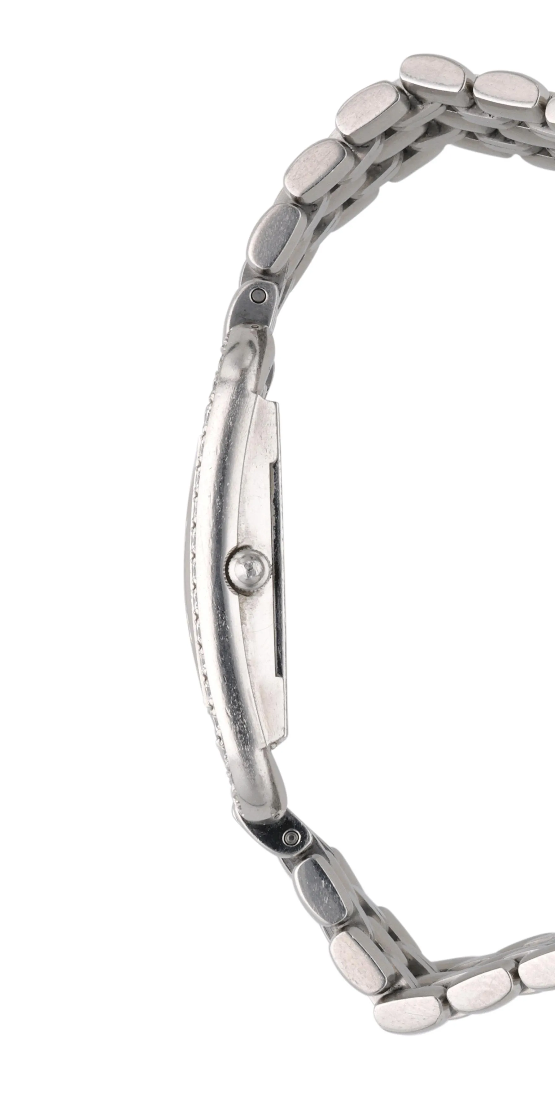 Hermès Cape Cod Watch Reference CC1.230, a stainless steel quartz wristwatch with diamonds