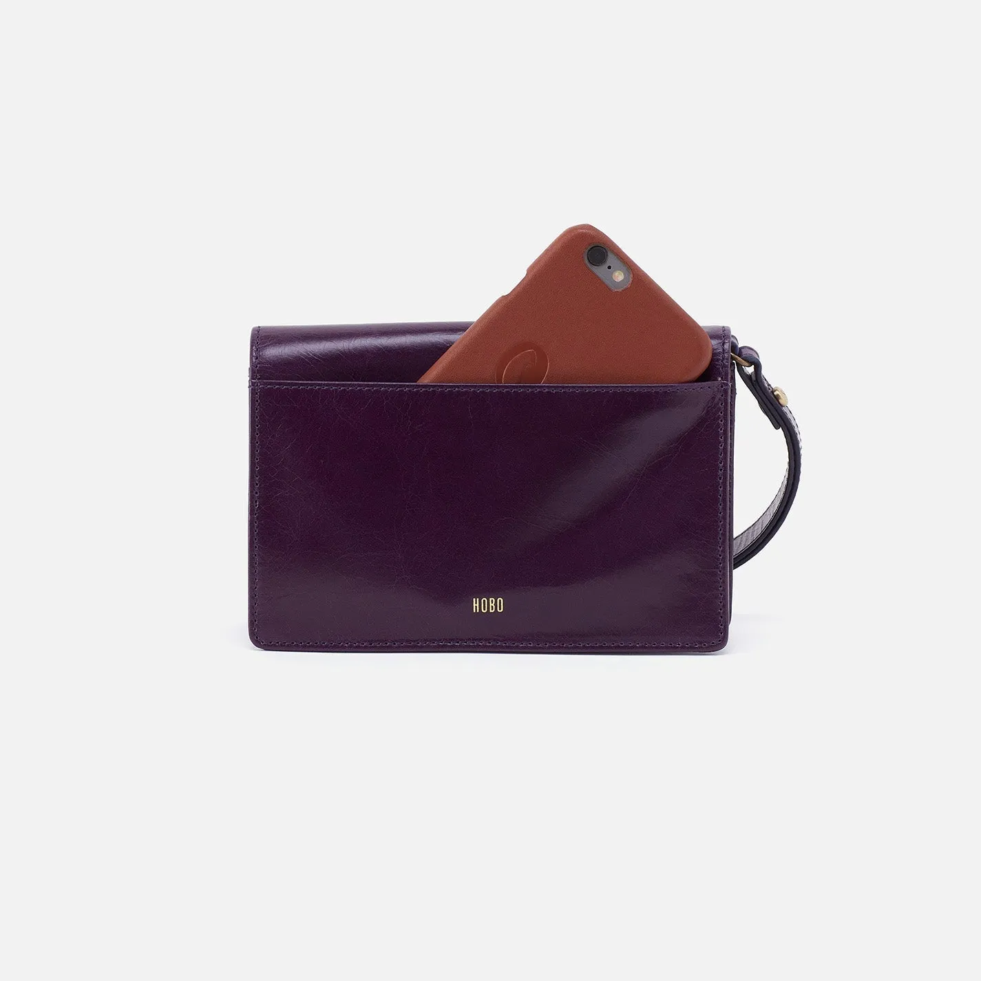 HOBO Jill Wristlet Deep Purple Women's