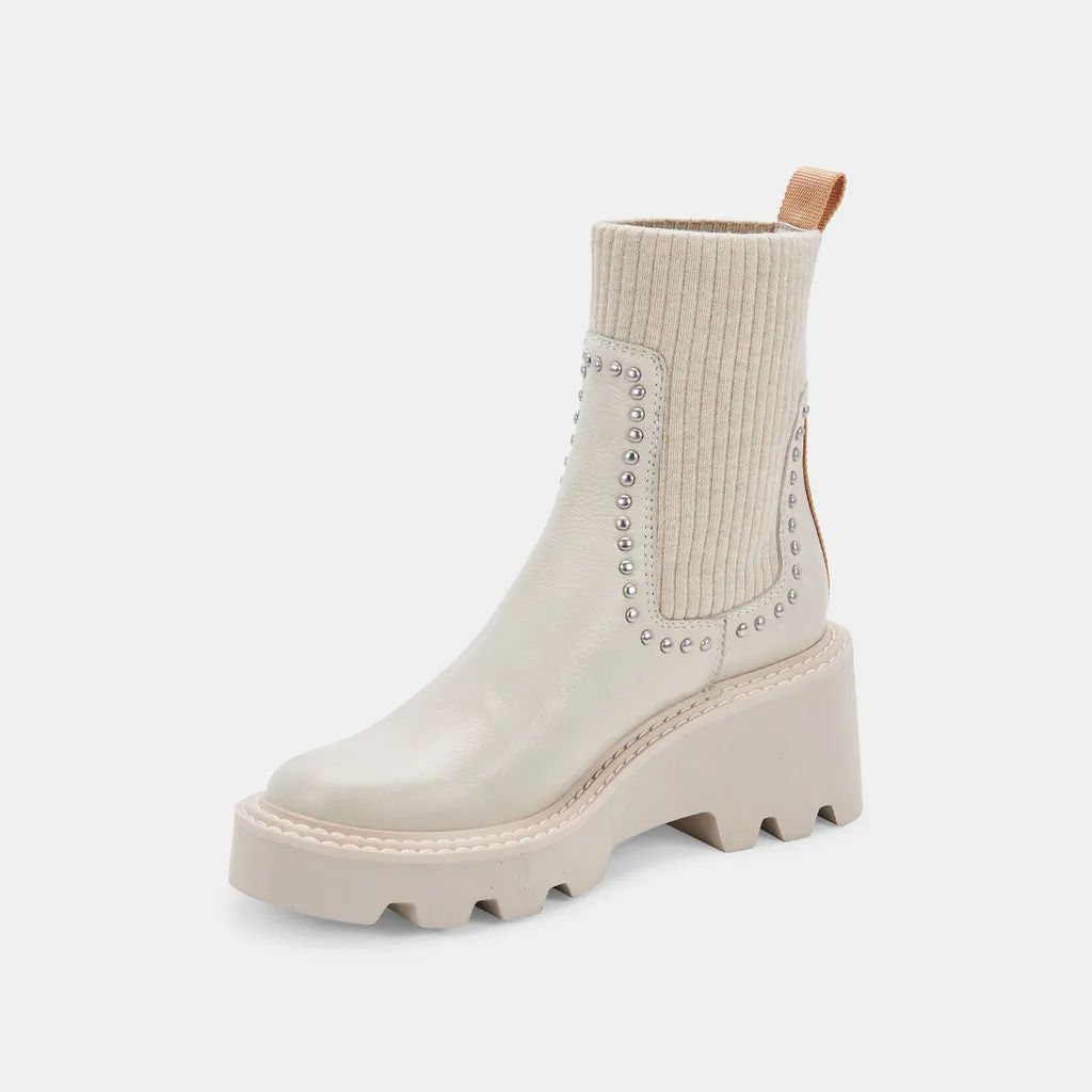 HOVEN STUD H2O BOOTS IVORY LEATHER– Dolce Vita 6827610374210