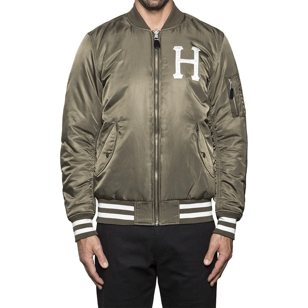 HUF MA-1 REVERSIBLE BOMBER // OLIVE CAMO