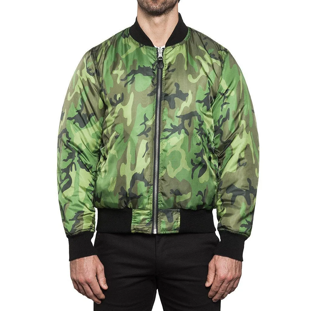 HUF MA-1 REVERSIBLE BOMBER // OLIVE CAMO