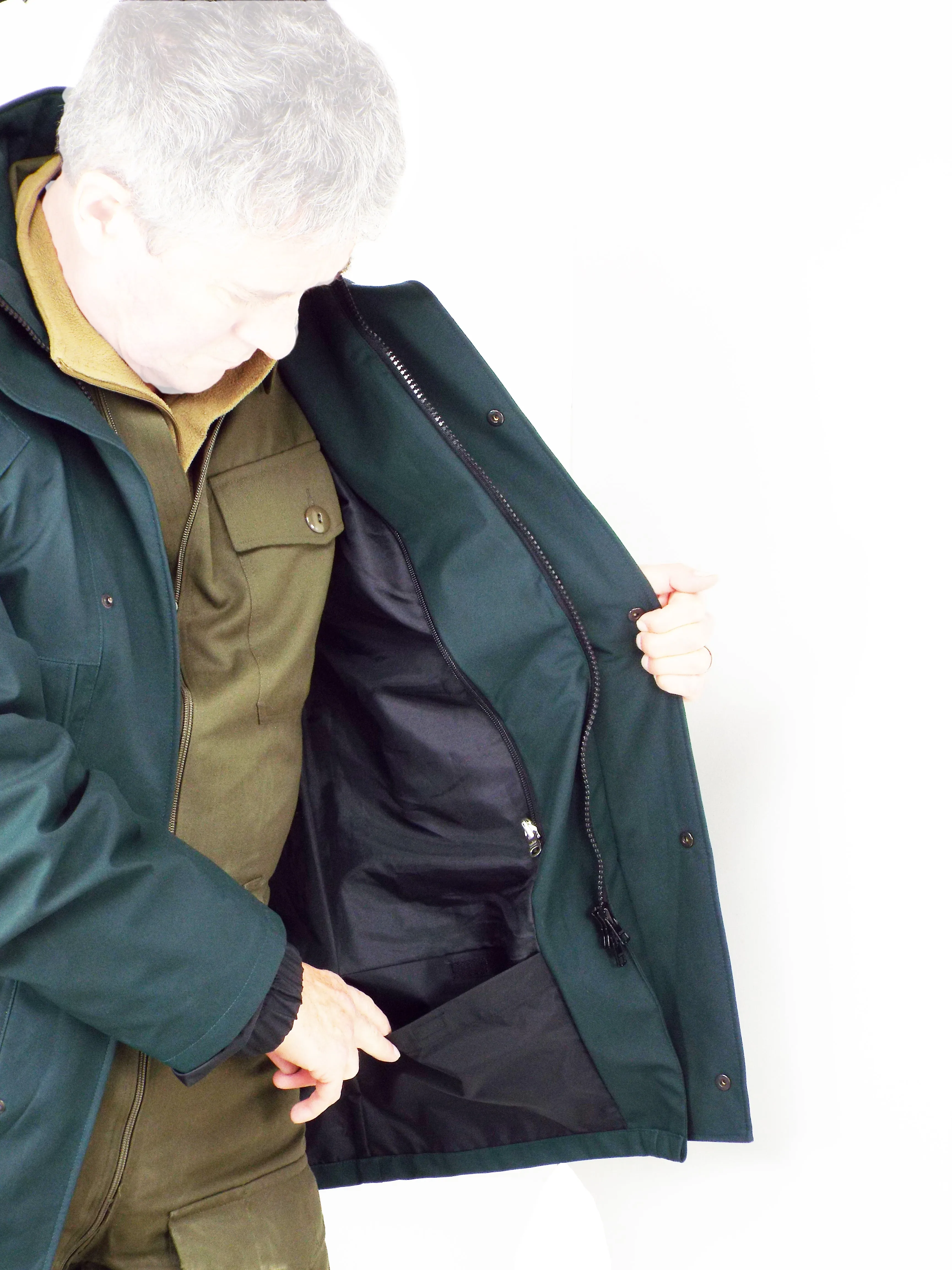 Irish Police Gore-Tex Anorak - DISTRESSED - Two breast pocket version - no waist pockets