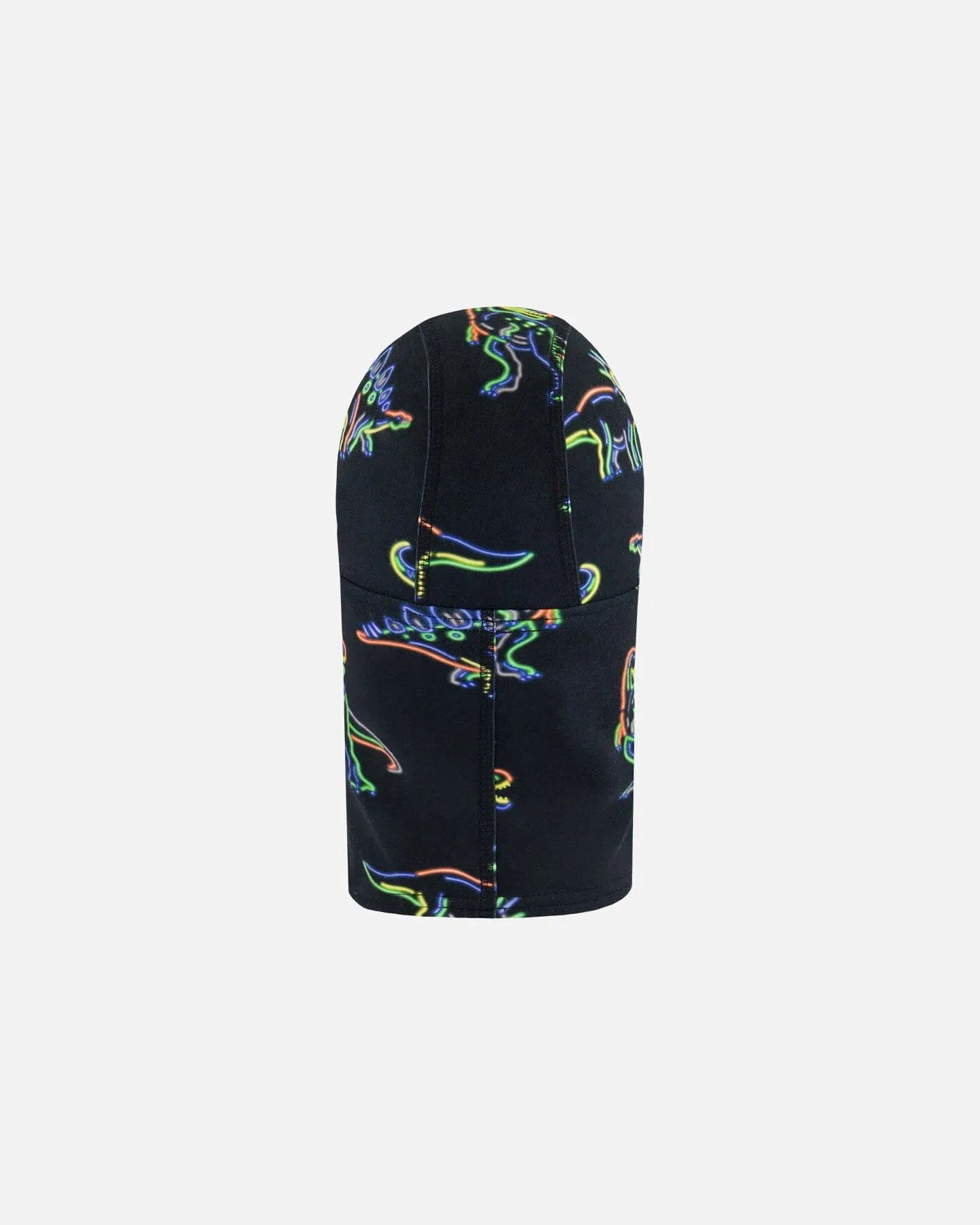 Jersey Balaclava Black Printed Neon Dino