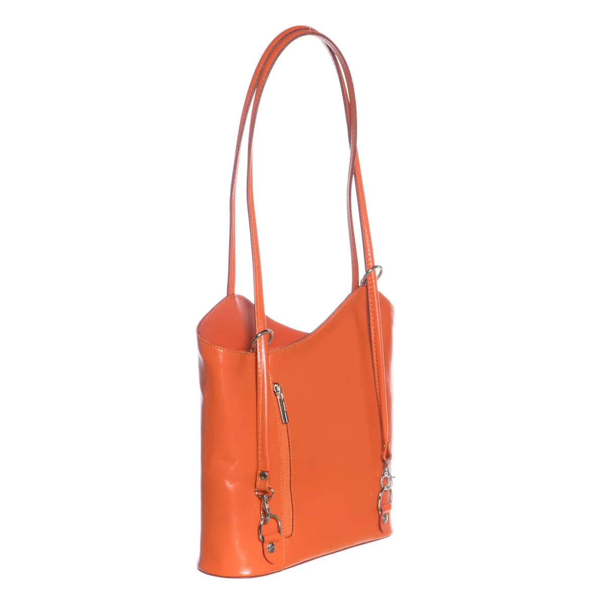 Joy - Shopper da Donna Arancio In Vera Pelle