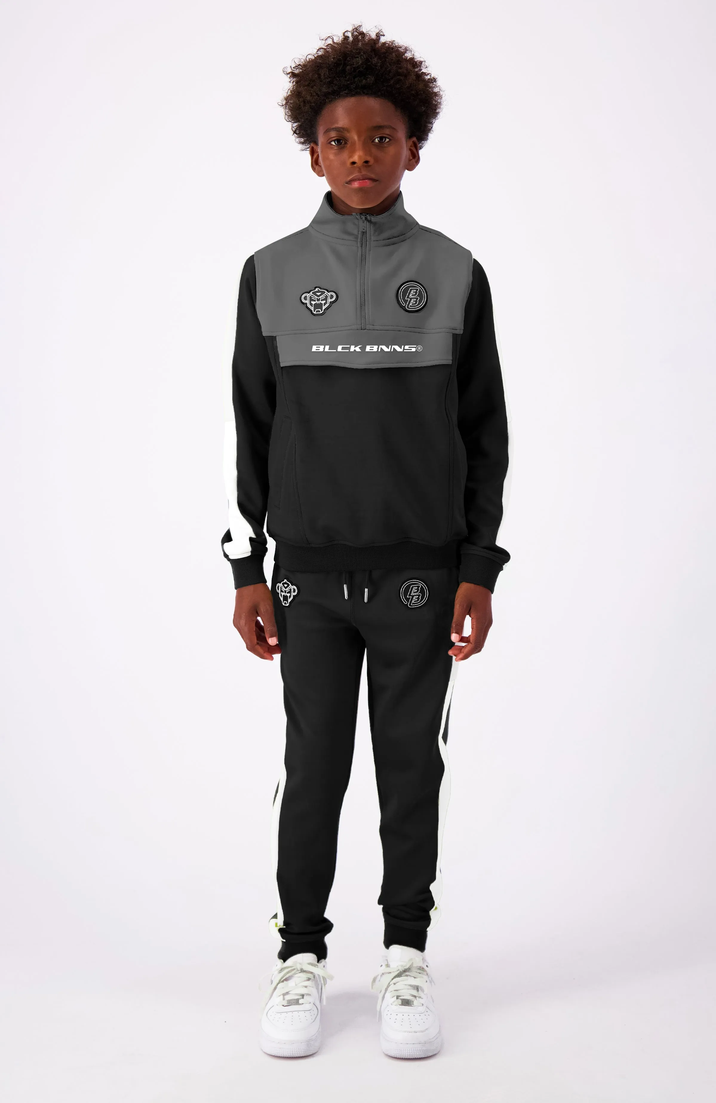 JR. ANORAK TRACKPANTS | Black