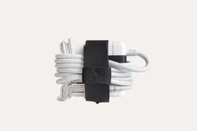 Kiko    Leather Mac Cord Wrap Black