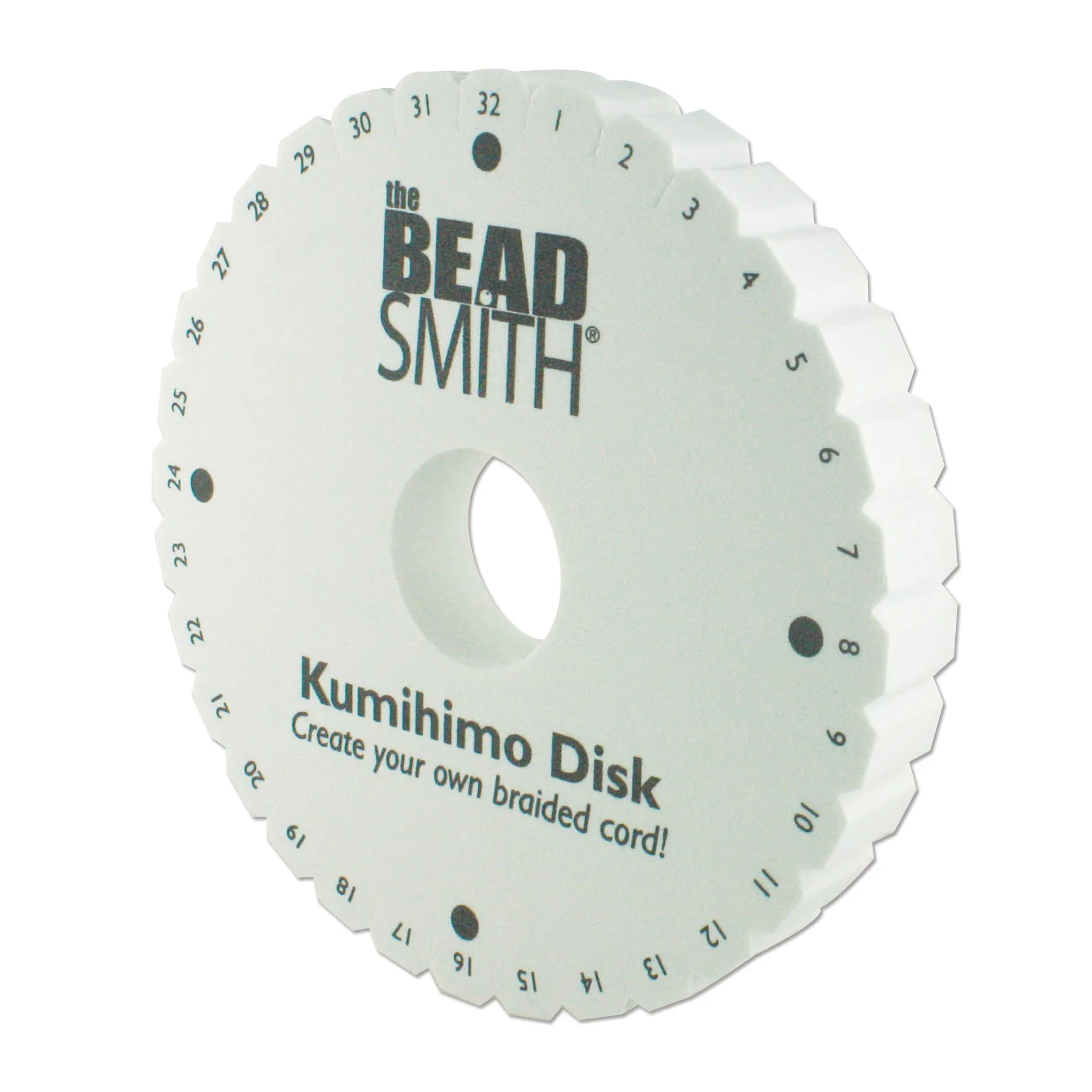 Kumihimo Double Density Disk with Instructions, 6 Inches, 20mm Thick, 35mm Hole, #606