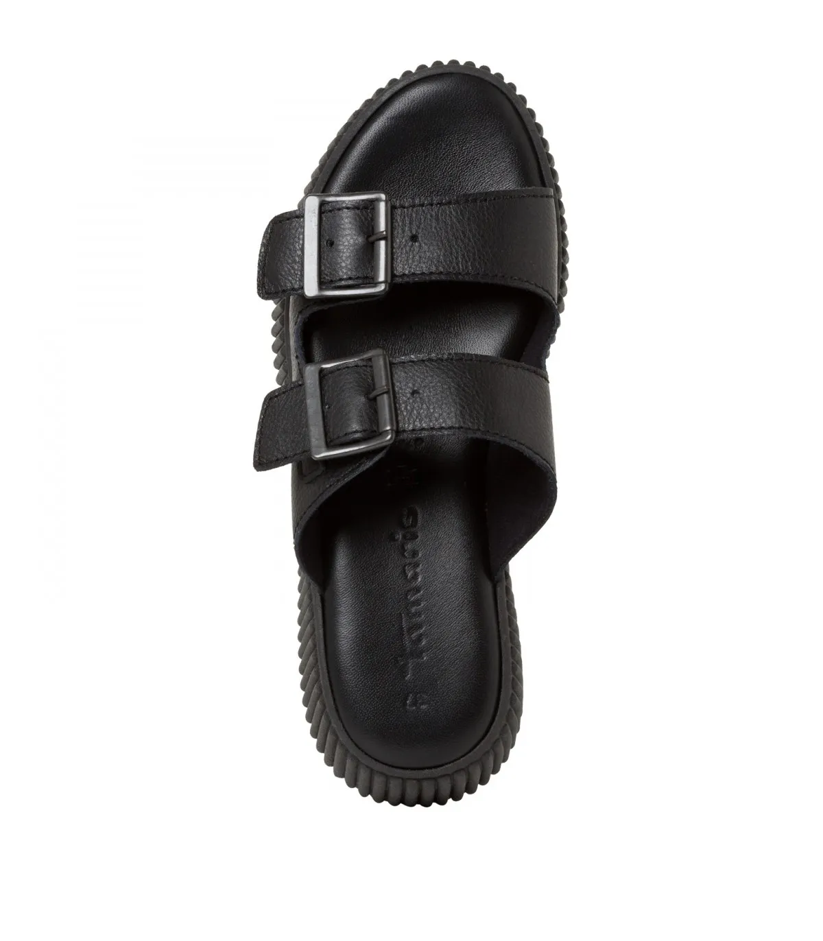 Leather Mule By Tamaris -Black 1-27217-42-001