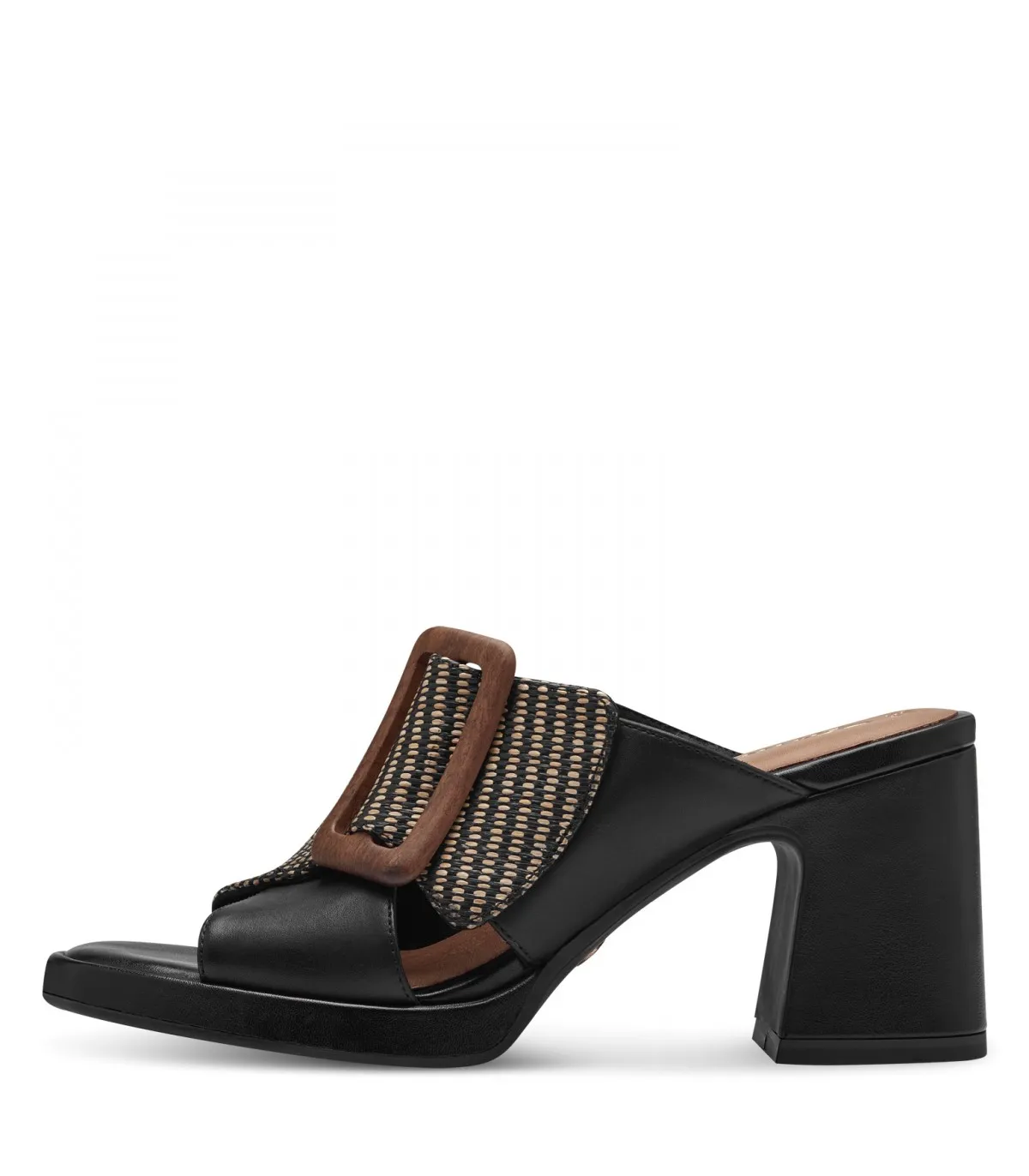 Leather Mule By Tamaris -Black 1-27223-42-098