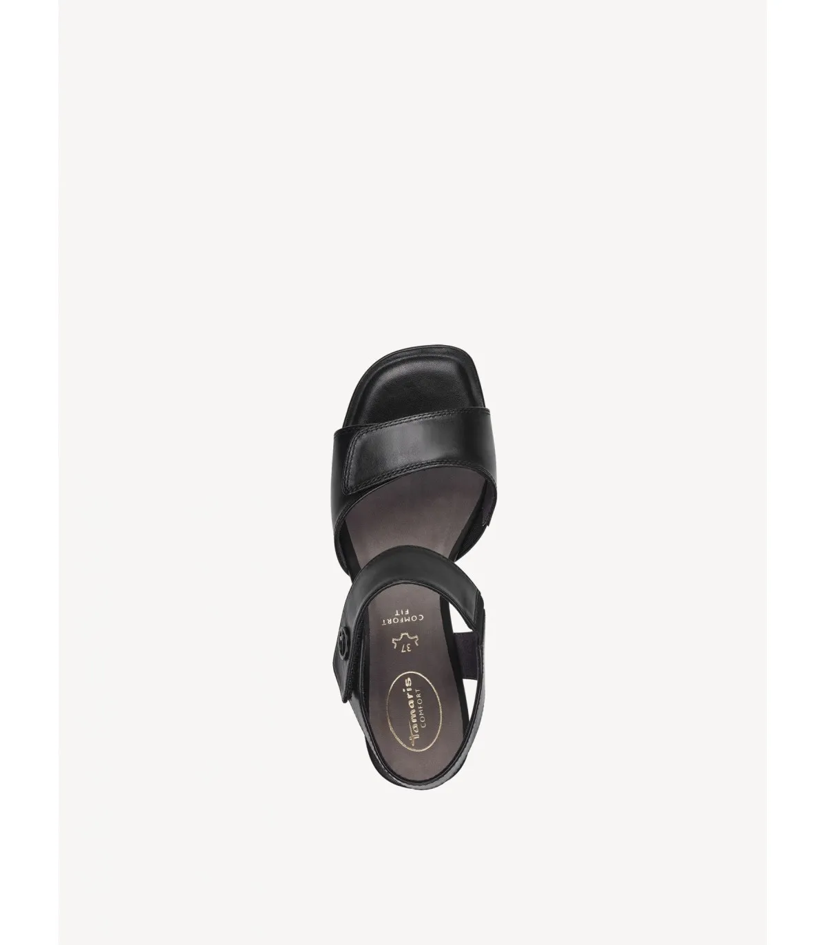 Leather Sandal By Tamaris - Black 8-88313-42 022