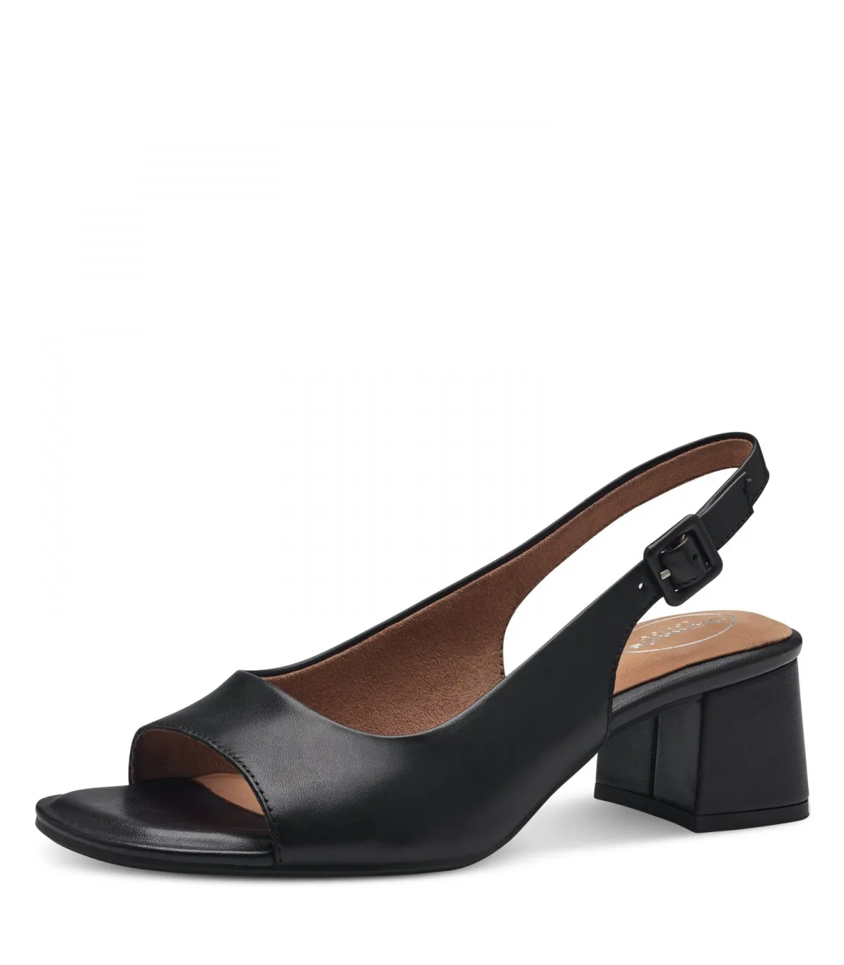 Leather Sandal By Tamaris - Black 88305-42