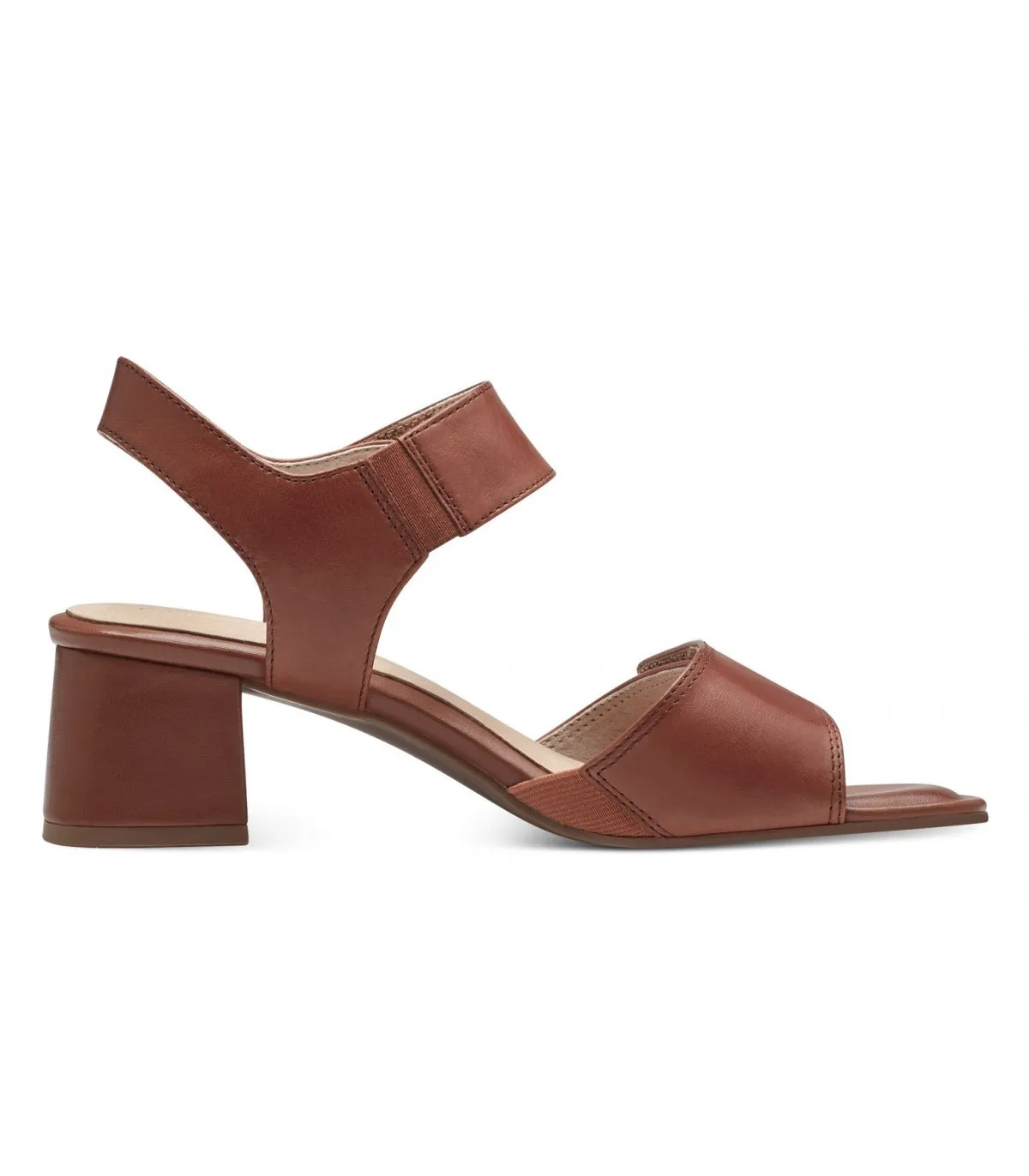 Leather Sandal By Tamaris - Cognac 8-88313-42 327