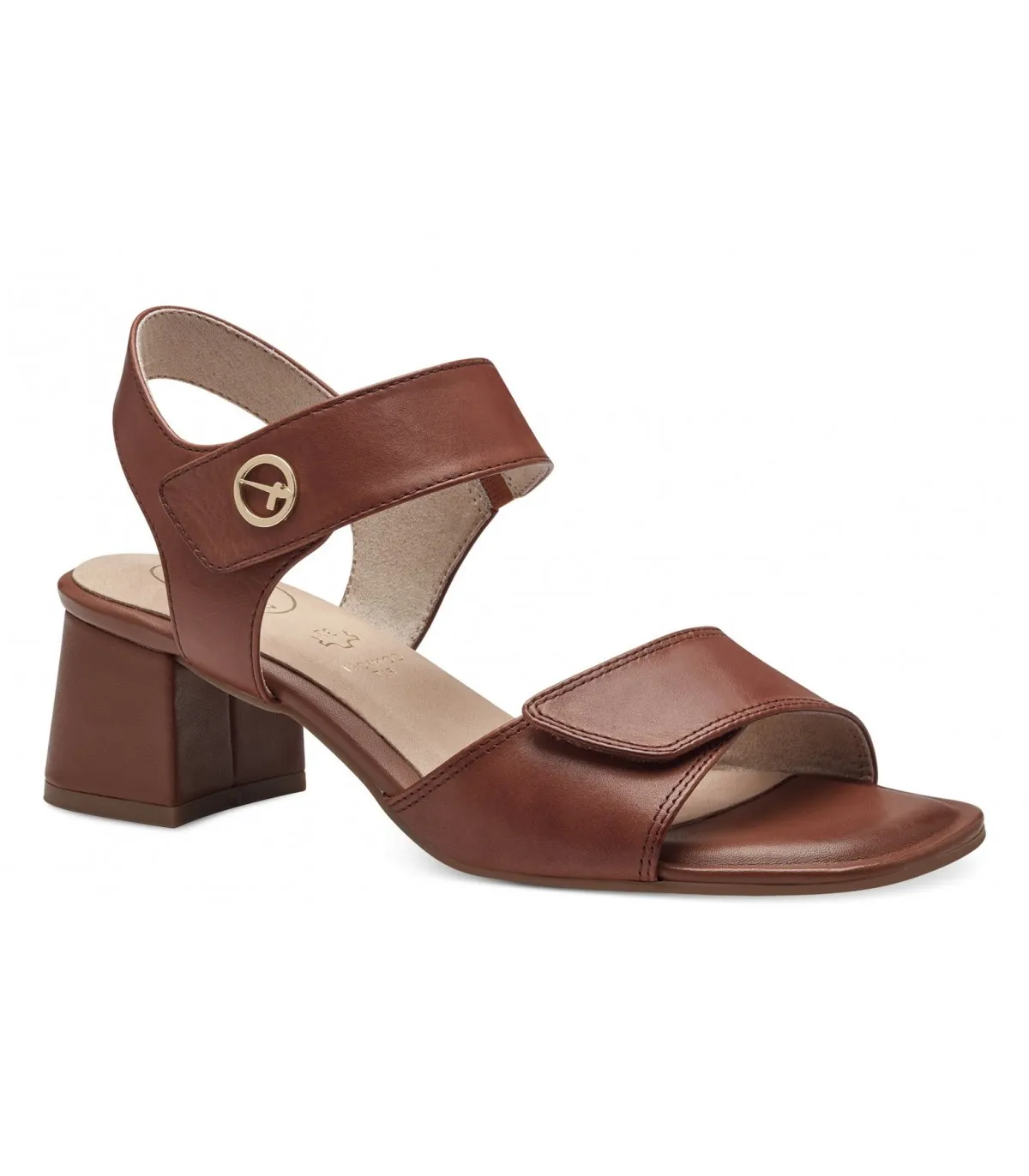 Leather Sandal By Tamaris - Cognac 8-88313-42 327