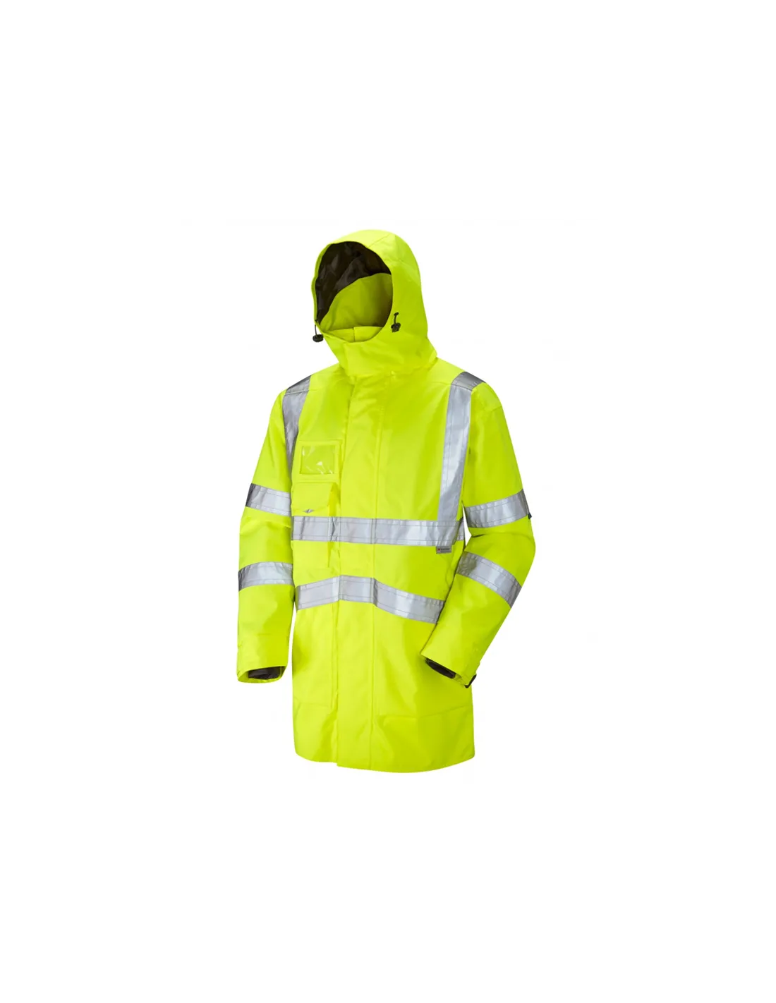 Leo Workwear - A04 Clovelly Class 3 Breathable Executive Anorak - Yellow - 2020ppe Size S