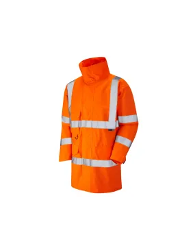 Leo Workwear - A06 Torridge Class 3 Breathable Lightweight Anorak - Orange - 2020ppe Size S