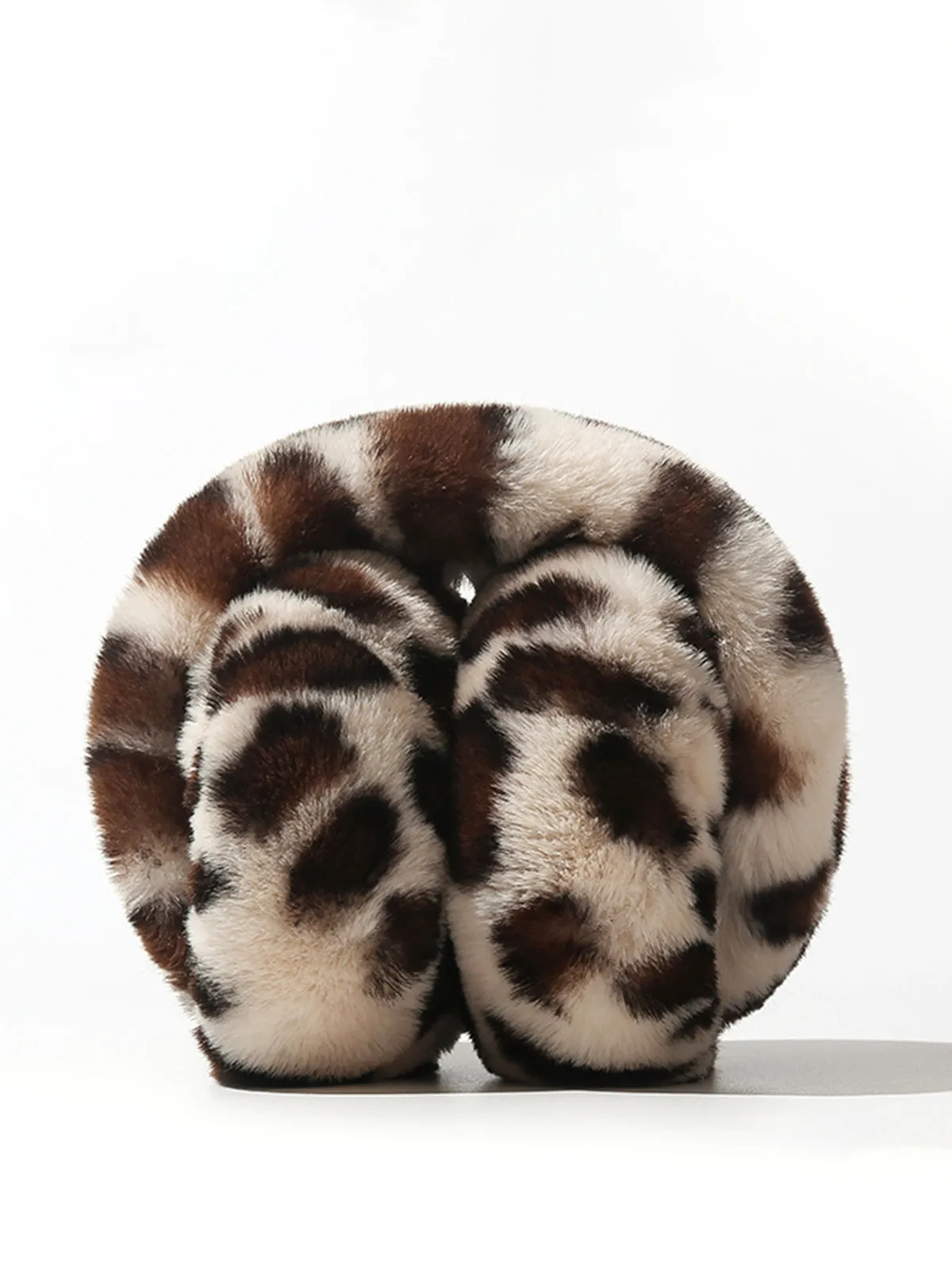 Leopard Fuzzy Earmuffs