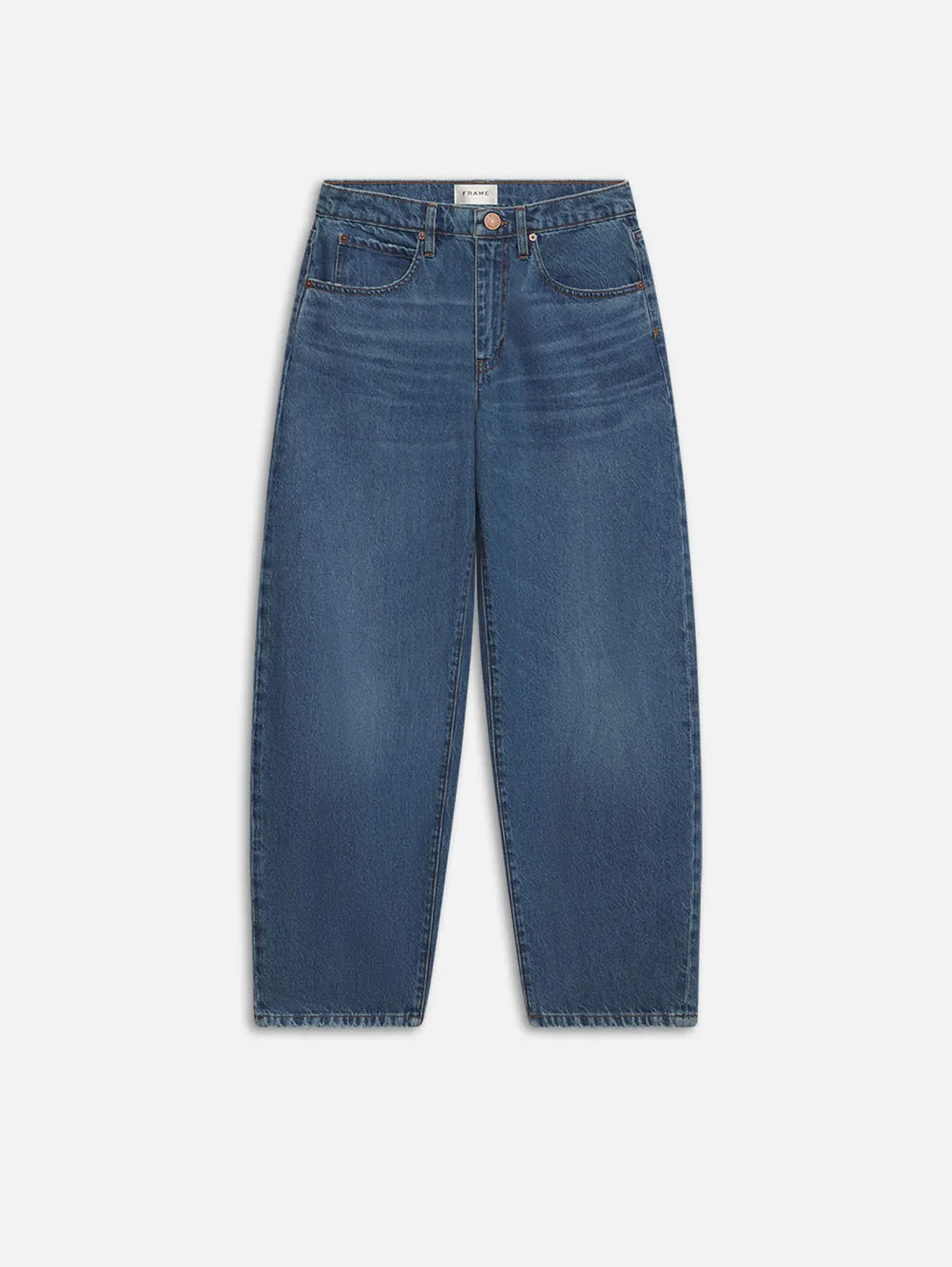 Low Slung Barrel Jean - Caramia