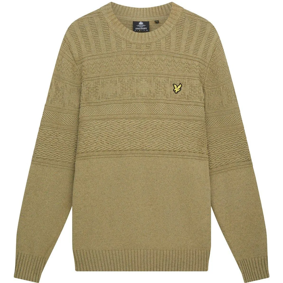 Lyle and Scott Guernsey Crew Neck Jumper,