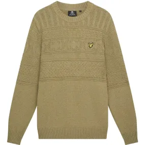 Lyle and Scott Guernsey Crew Neck Jumper,