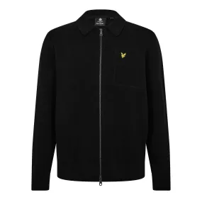 Lyle and Scott Knit Zip Shrt Sn99