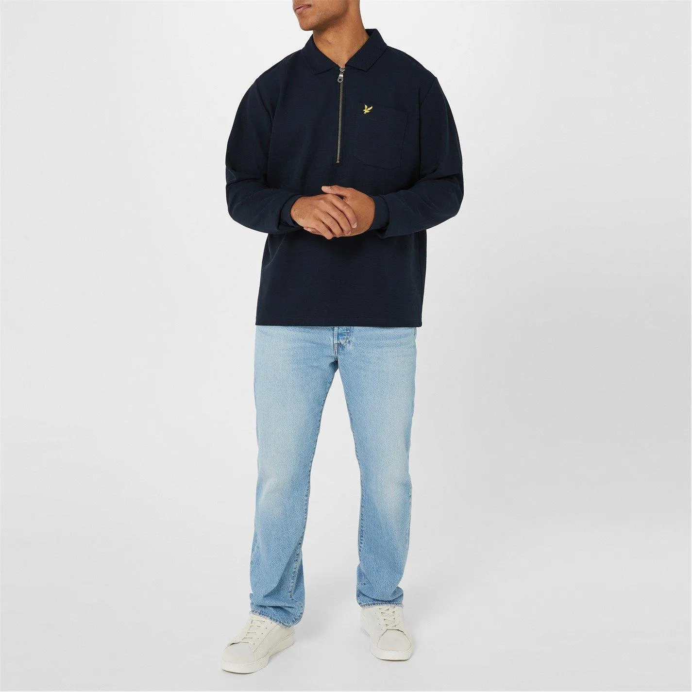 Lyle and Scott Lyle Crest 1/4 Zip Sn32