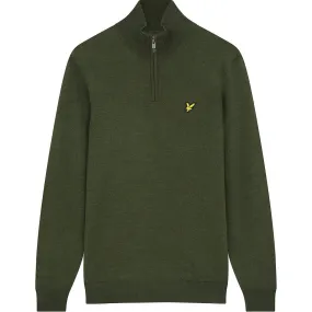 Lyle and Scott Qtr Zip Merino Sn99