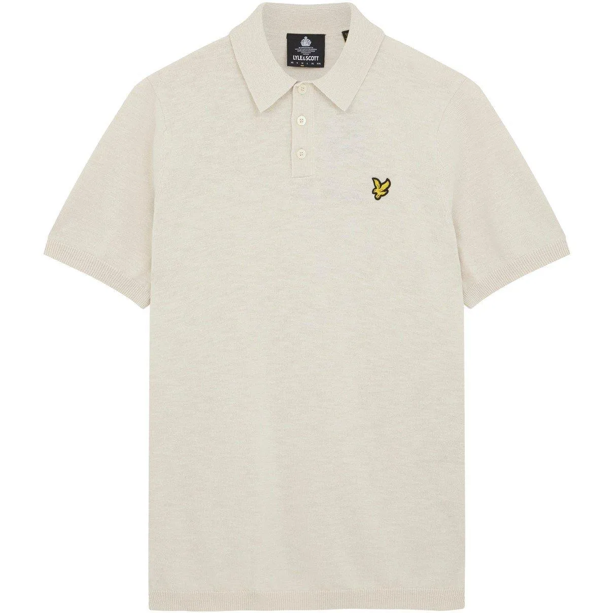 Lyle and Scott Slub Knit Polo Shirt