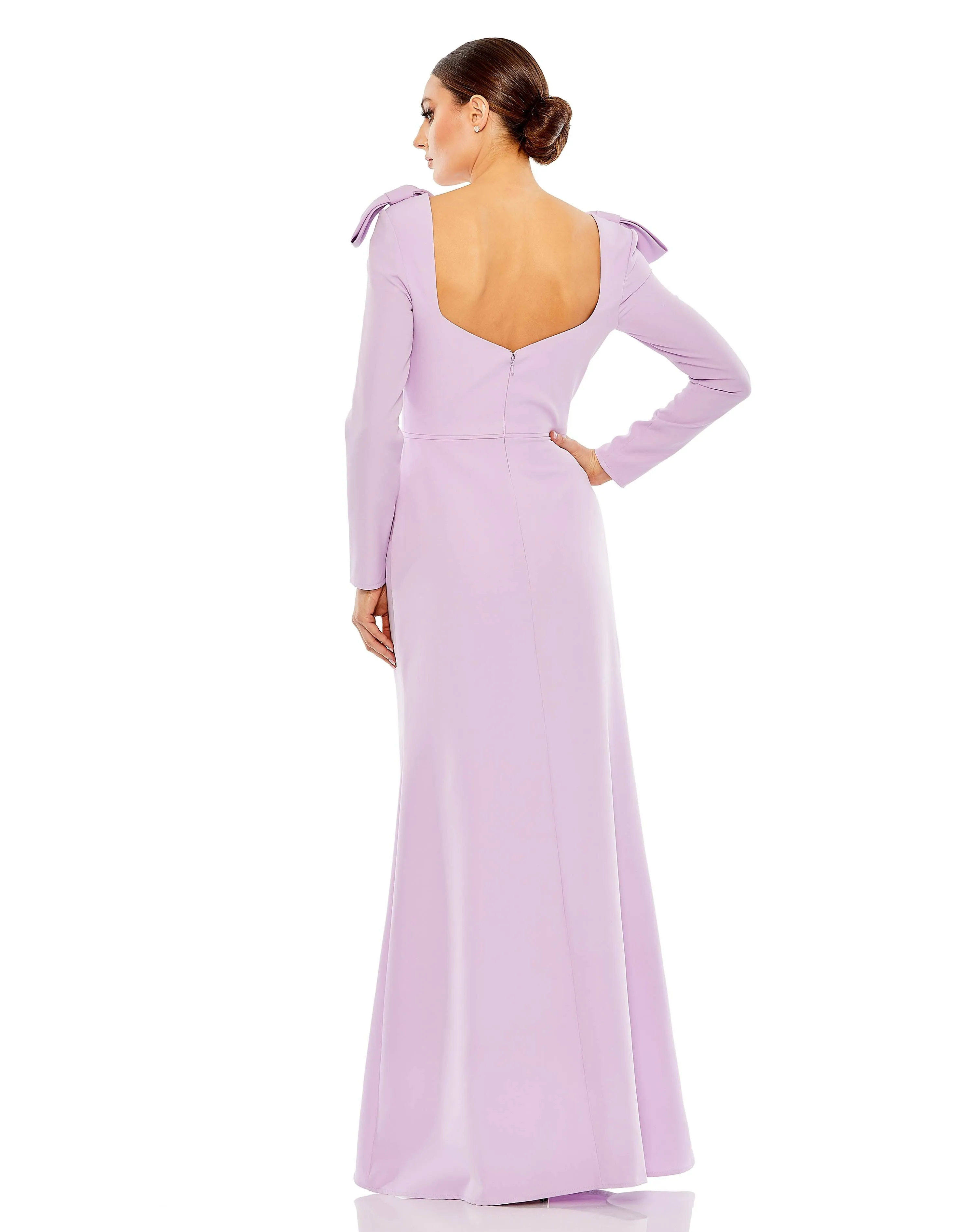 Mac Duggal 49648 Long Sleeve Formal Evening Dress