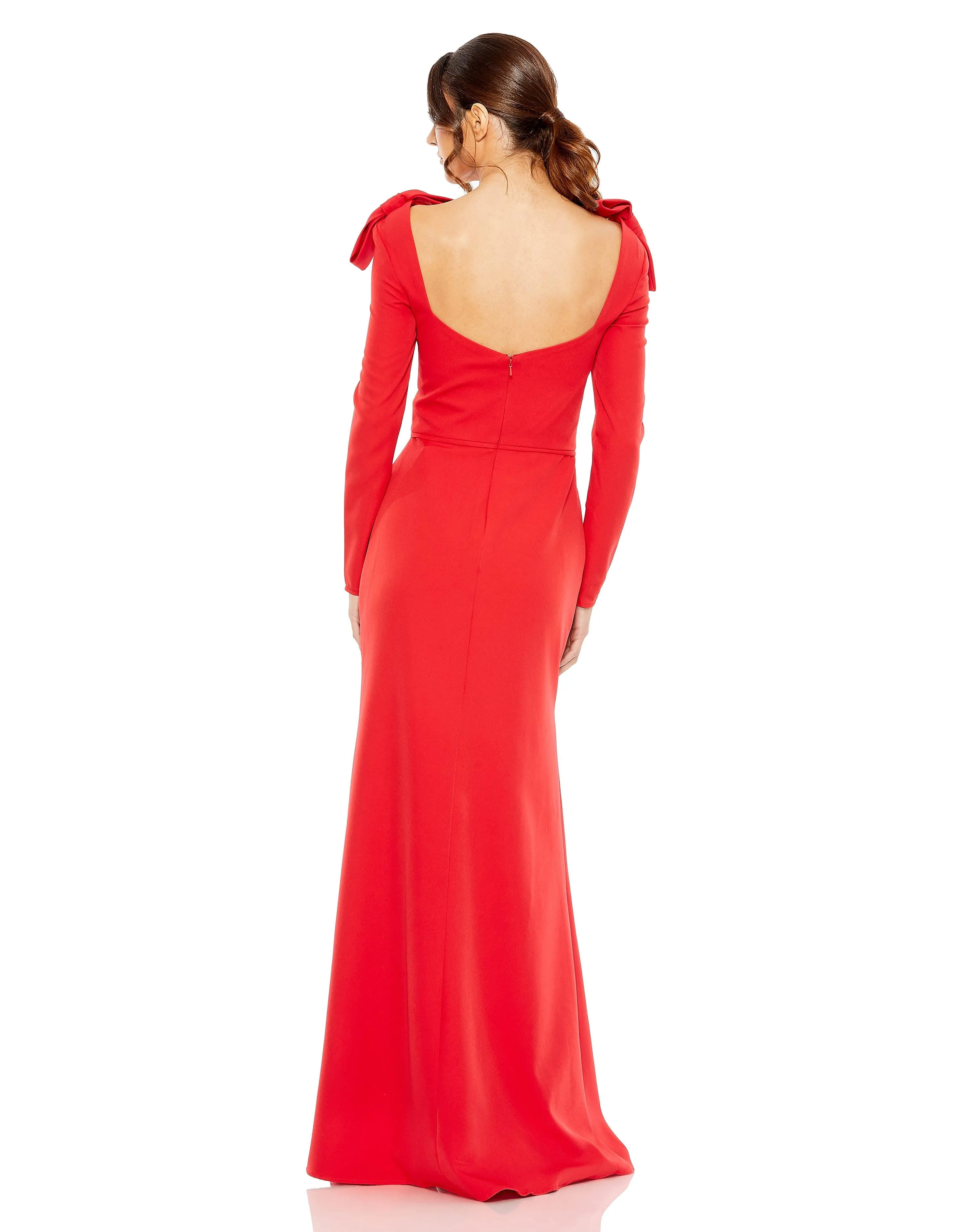 Mac Duggal 49648 Long Sleeve Formal Evening Dress