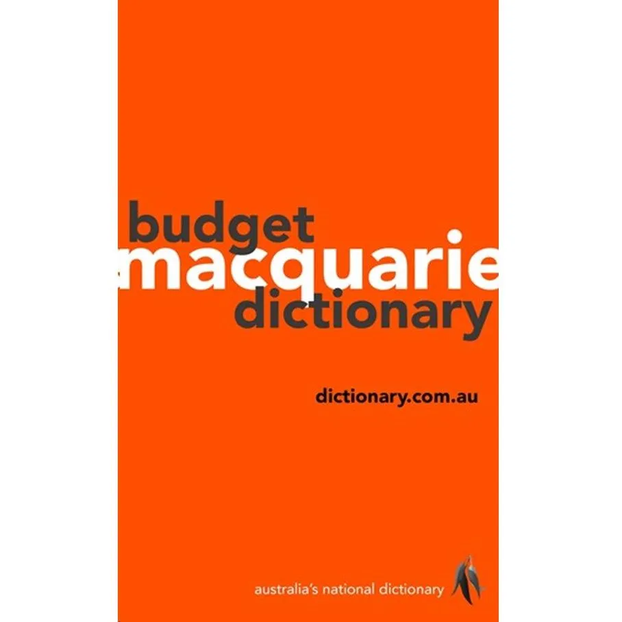 Macquarie Budget Dictionary 7th Edition Paperback English