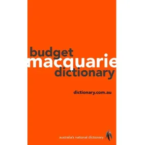 Macquarie Budget Dictionary 7th Edition Paperback English