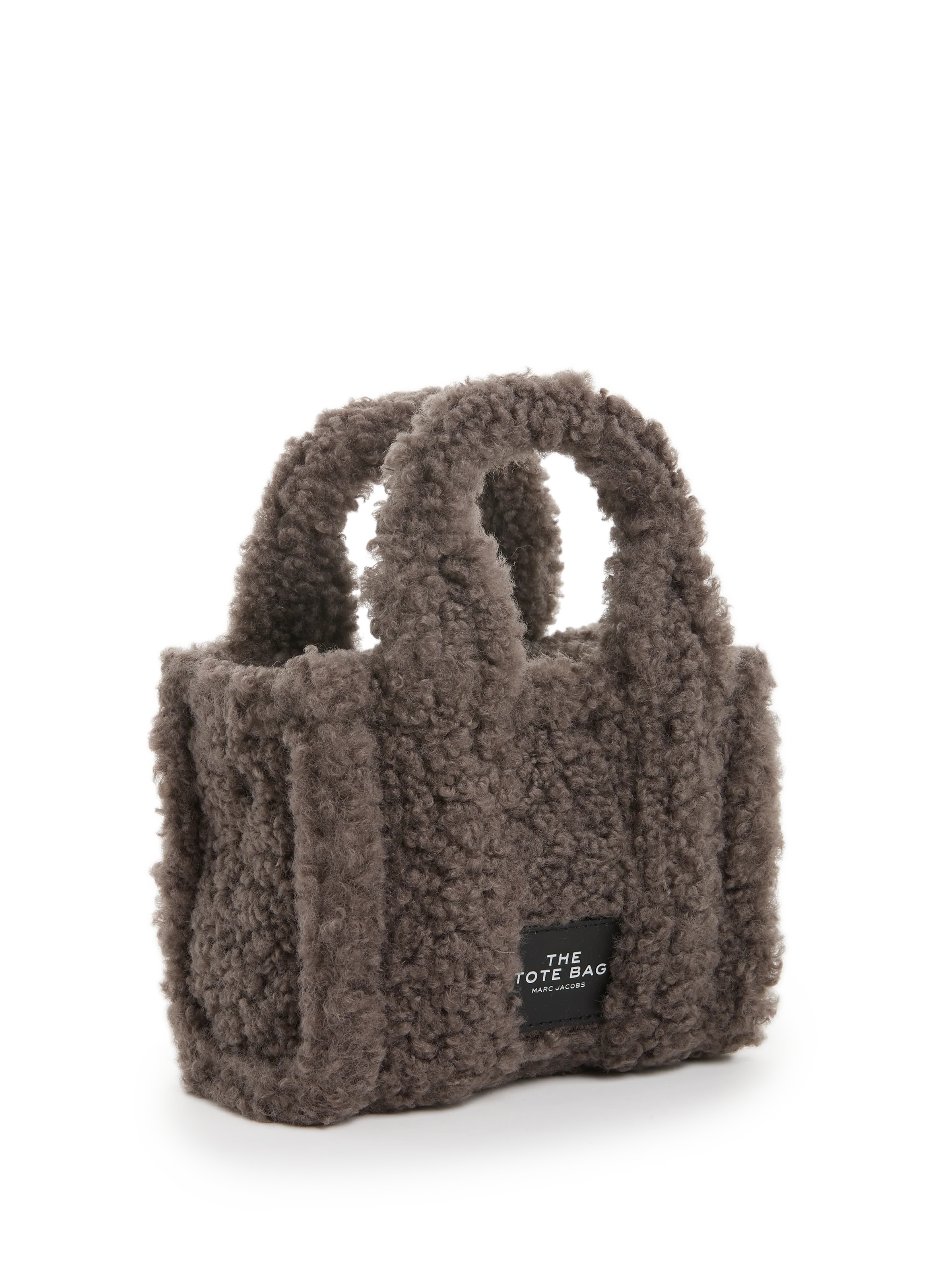 Marc jacobs  The Teddy mini shearling tote bag - Grey