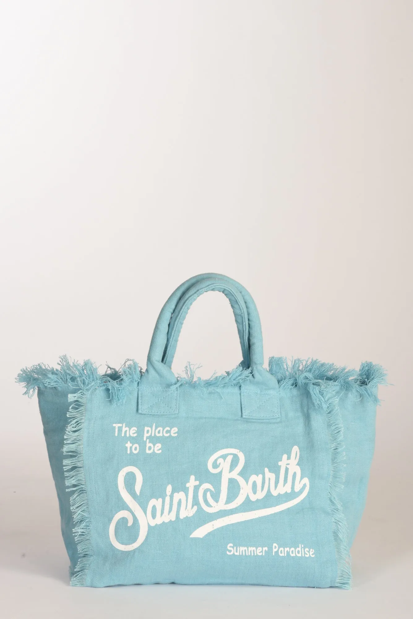 Mc2 Saint Barth Borsa Stampata Azzurro Donna