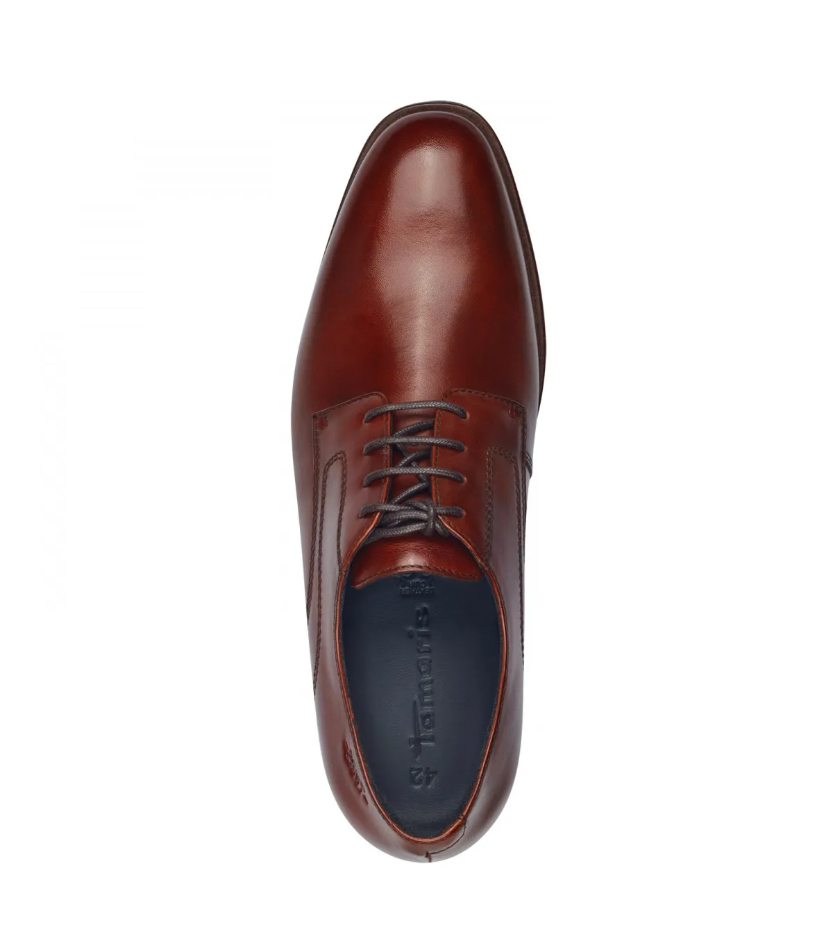 Men Leather Mocasin Tamaris- Cognac 13202