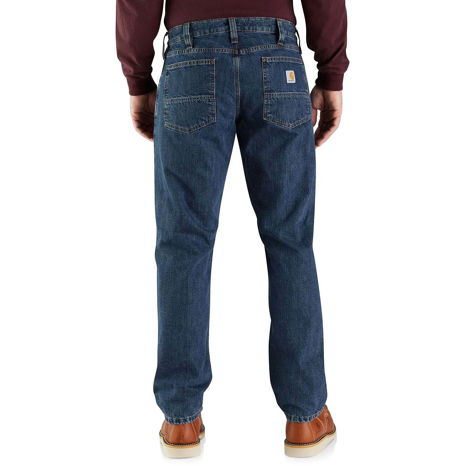 MEN’S CARHARTT RELAXED FIT FLANNEL-LINED JEAN