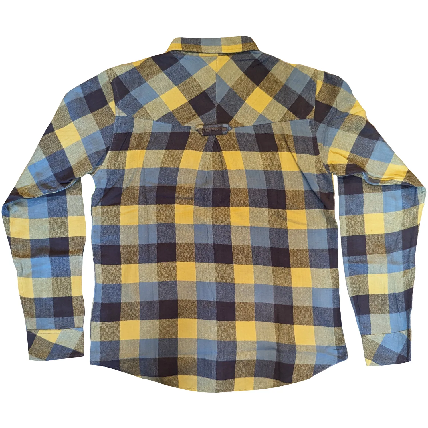 MEN’S FLYSHACKER ORIGINAL FLANNEL – Coffee/Gold