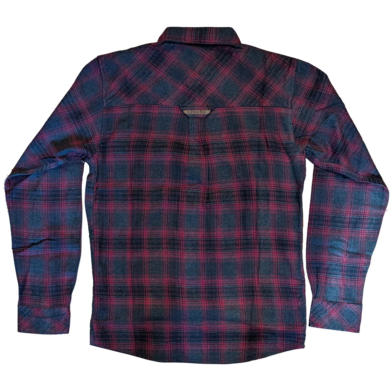 MEN’S FLYSHACKER WYATT FLANNEL SHIRT – Burgundy Heather