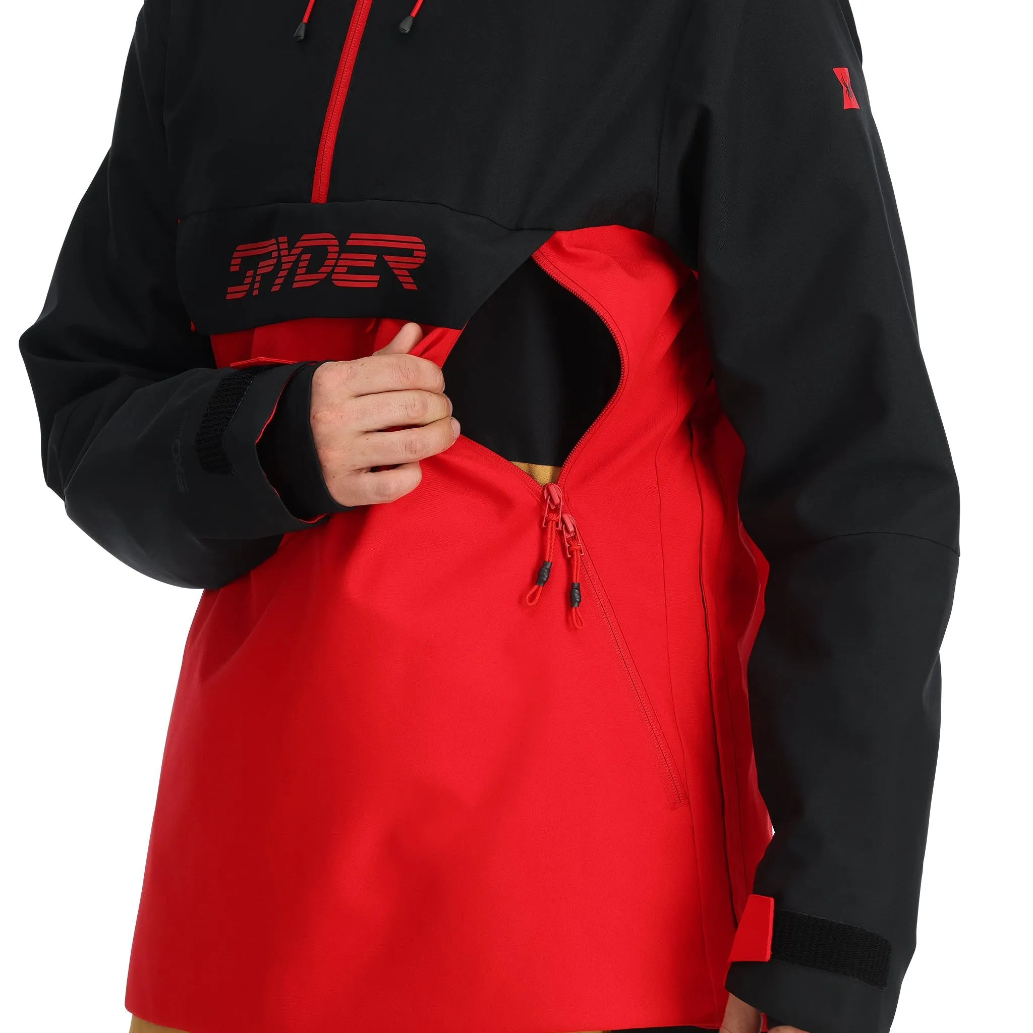 Mens All Out Anorak - Spyder Red