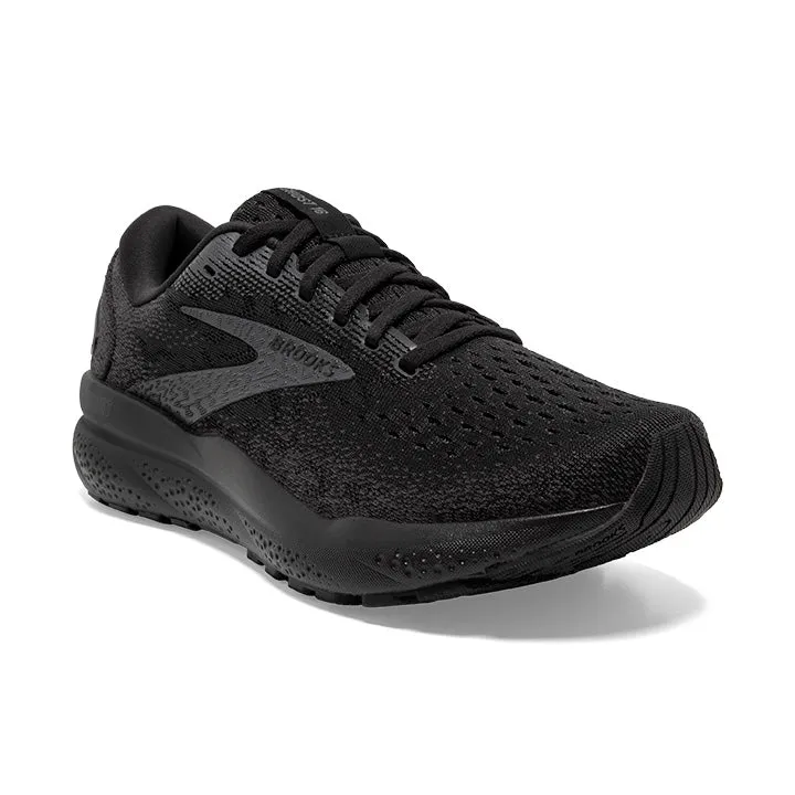 Men's Brooks Ghost 16 Extra Wide 1104184E020 Color: Black/Black/Ebony