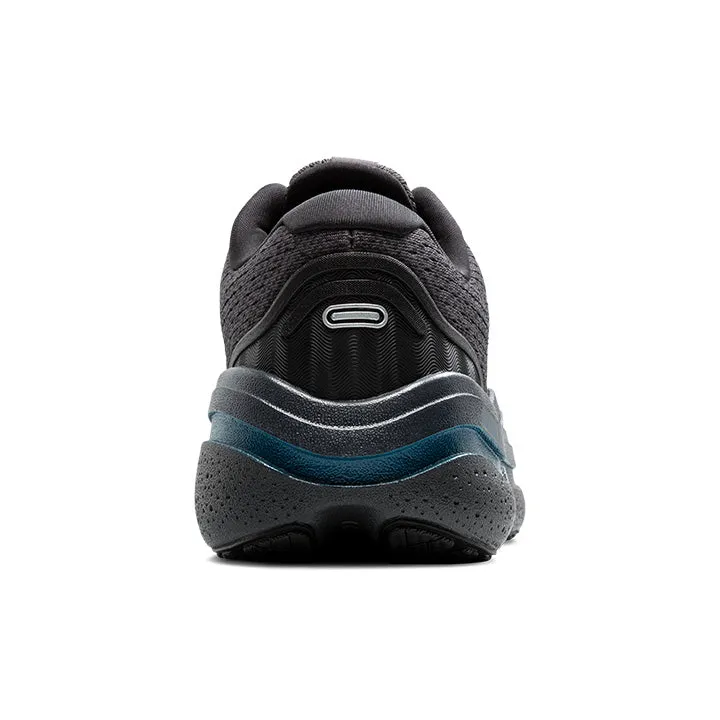 MEN'S BROOKS GHOST MAX 2 1104311D081 COLOR: EBONY/COCKATOO/BLUE SAPPHIRE