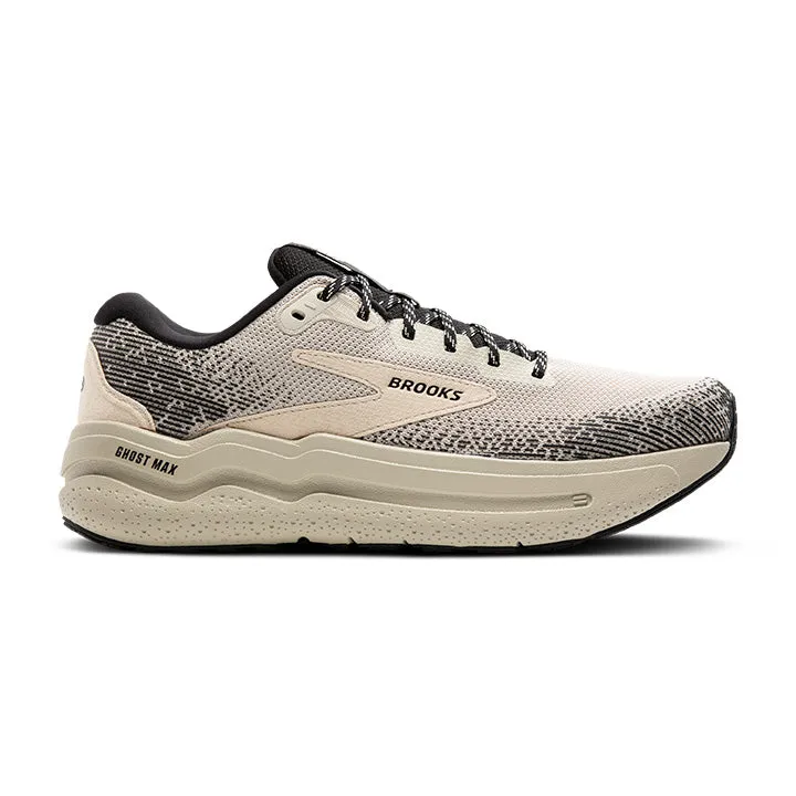 MEN'S BROOKS GHOST MAX 2 1104311D092 COLOR: PELICAN/PELICAN/BLACK