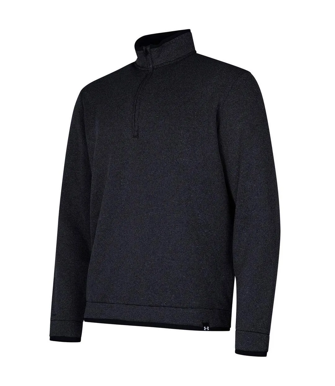 Mens quarter zip fleece top black Under Armour