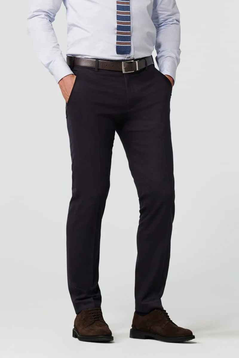 Meyer Oslo Flannel Business Trouser Navy