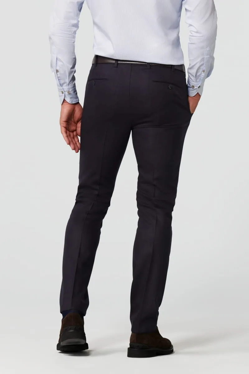 Meyer Oslo Flannel Business Trouser Navy