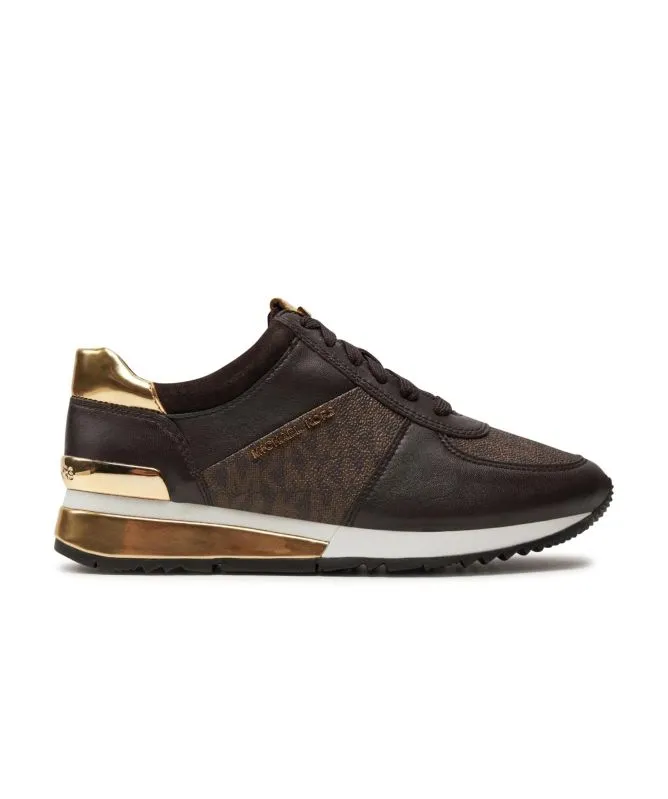 Michael Kors Allie Wrap Trainer | Brown-43R6ALFP2B -kular fashion