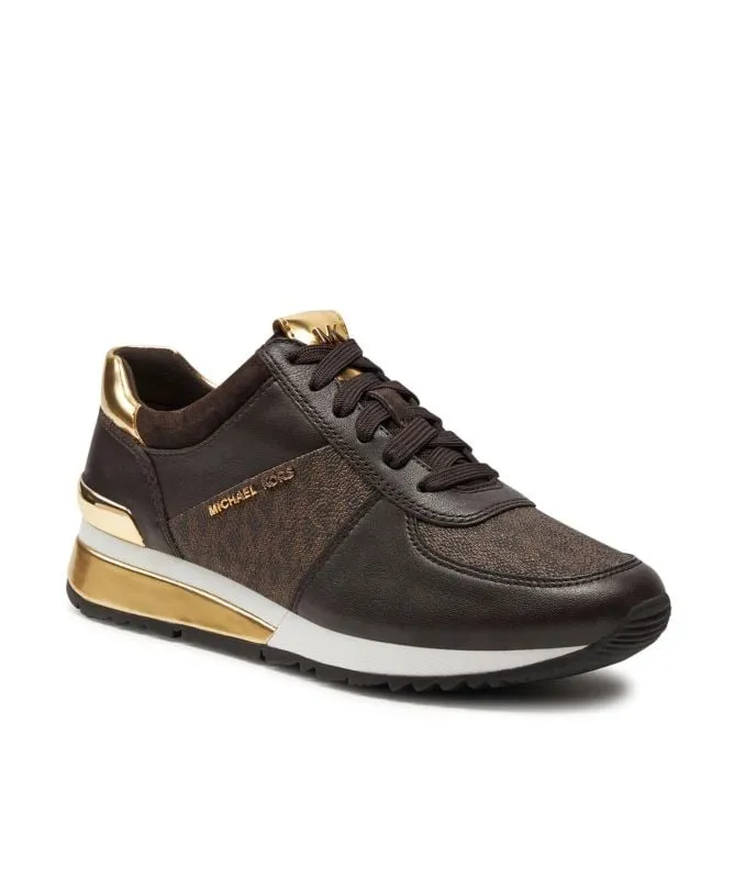 Michael Kors Allie Wrap Trainer | Brown-43R6ALFP2B -kular fashion