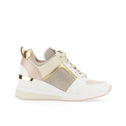 Michael Kors Georgie Trainer Metallic | Pink-43S9GEFS3L -kular fashion