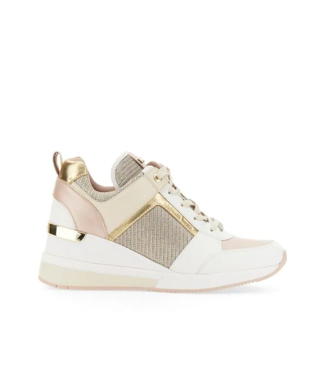 Michael Kors Georgie Trainer Metallic | Pink-43S9GEFS3L -kular fashion